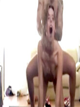 Very wild doggy anal banging